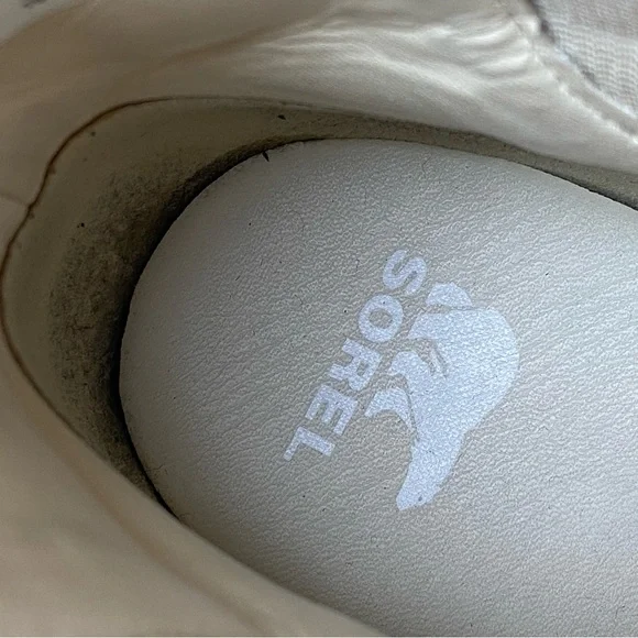 Sorel BREX Womens 10 US NL4303-120 Cream Round Toe Pull-On Ankle Chelsea Boot WP - Picture 5 of 13